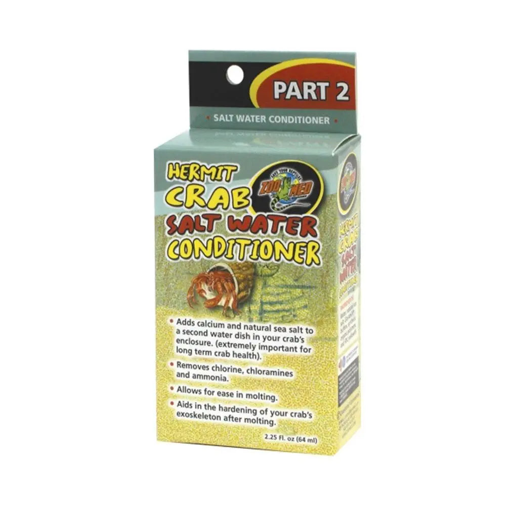 Zoo Med Hermit Crab Salt Water Conditioner 1ea/2.25 fl oz Zoo Med
