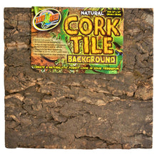 Zoo Med Natural Cork Tile Background Brown 1ea/12In X 12 in, SM