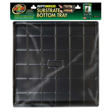 Zoo Med ReptiBreeze Substrate Bottom Tray Black 1ea/18 In X 18 in