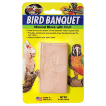 Zoo Med Bird Banquet Fruit Formula Mineral Block Pink 1ea/5 oz, LG