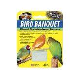 Zoo Med Bird Banquet Mealworm Formula Mineral Block Green 1ea/1 oz, SM