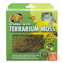 Zoo Med Terrarium Moss Substrate Green 1ea/15/20 gal, LG