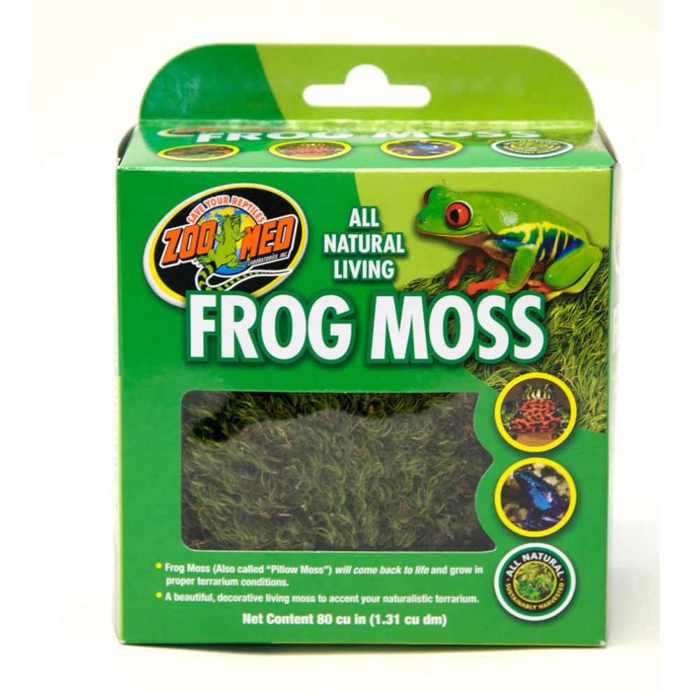 Zoo Med Frog Moss Substrate Green 1ea/80 Cu. In