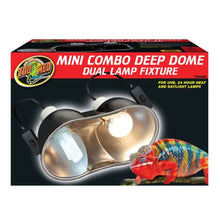 Zoo Med Mini Combo Deep Dome Lamp Fixture Black 1ea