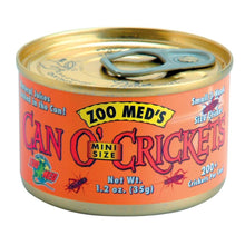 Zoo Med Can O' Mini Crickets Reptile Wet Food 1ea/1.2 oz