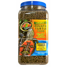 Zoo Med Natural Aquatic Turtle Food Growth Formula Dry Food 1ea/54 oz Zoo Med