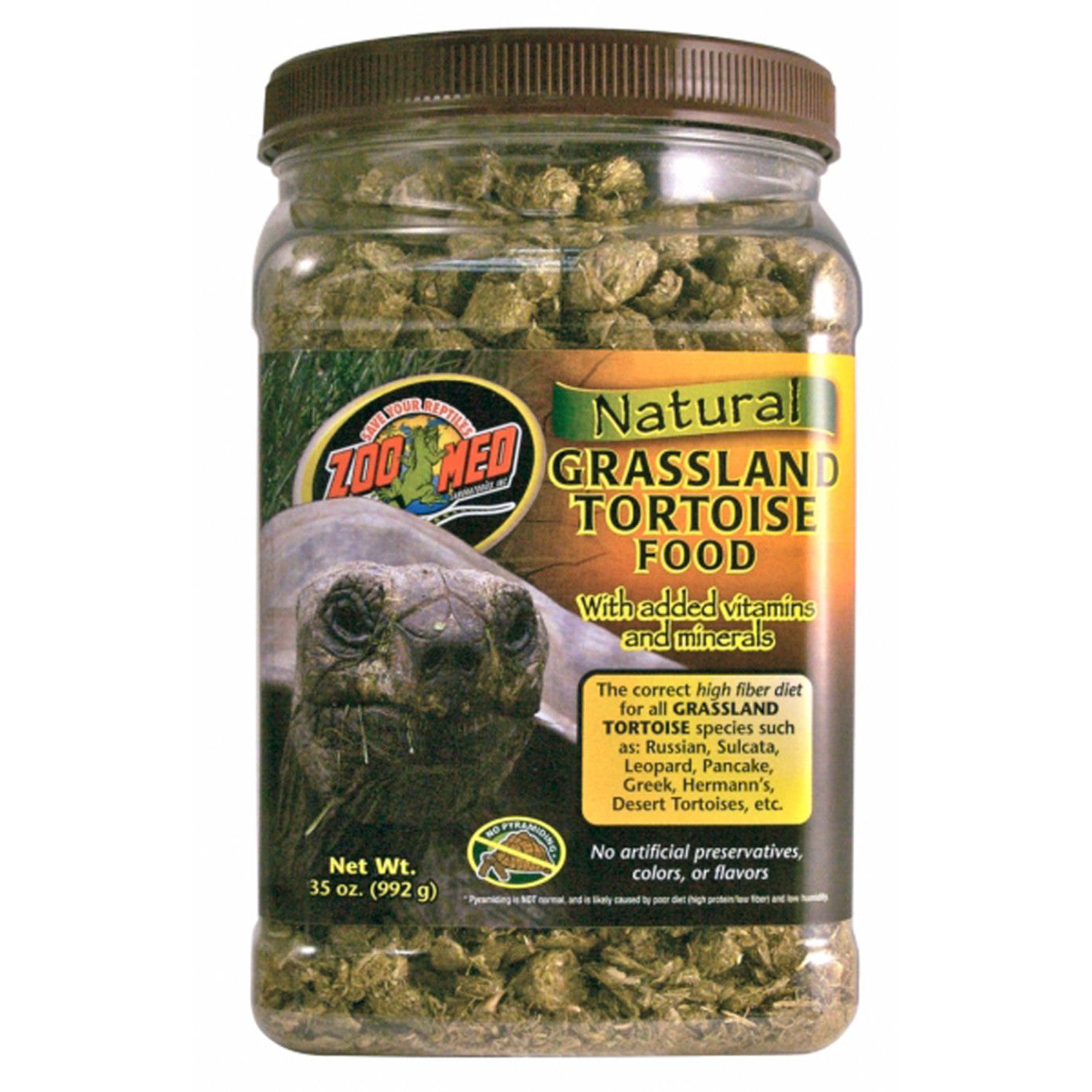 Zoo Med Natural Grassland Tortoise Dry Food 1ea/35 oz