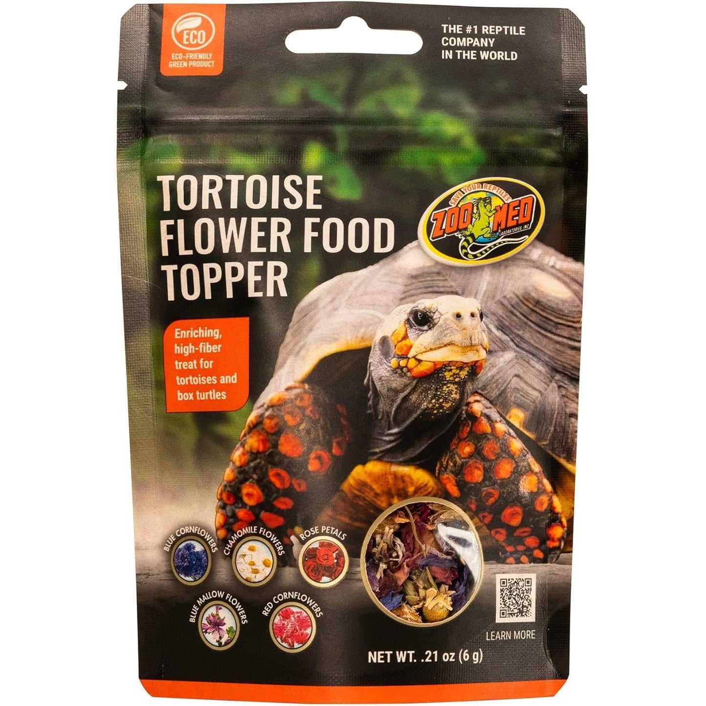 Zoo Med Tortoise & Box Turtle Flower Food Topper 1ea/0.21 oz