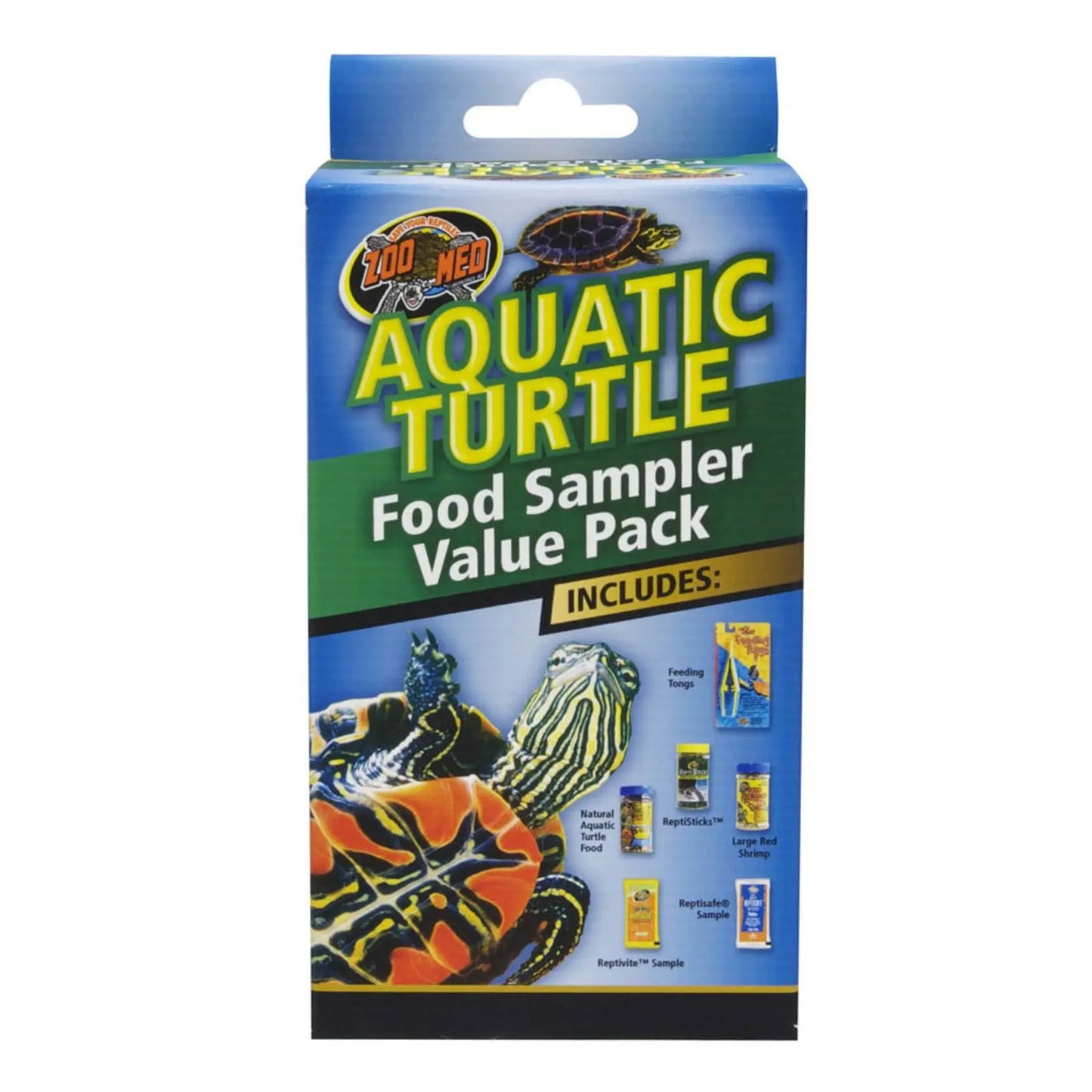 Zoo Med Aquatic Turtle Food Sampler Value Pack Display 1ea Zoo Med