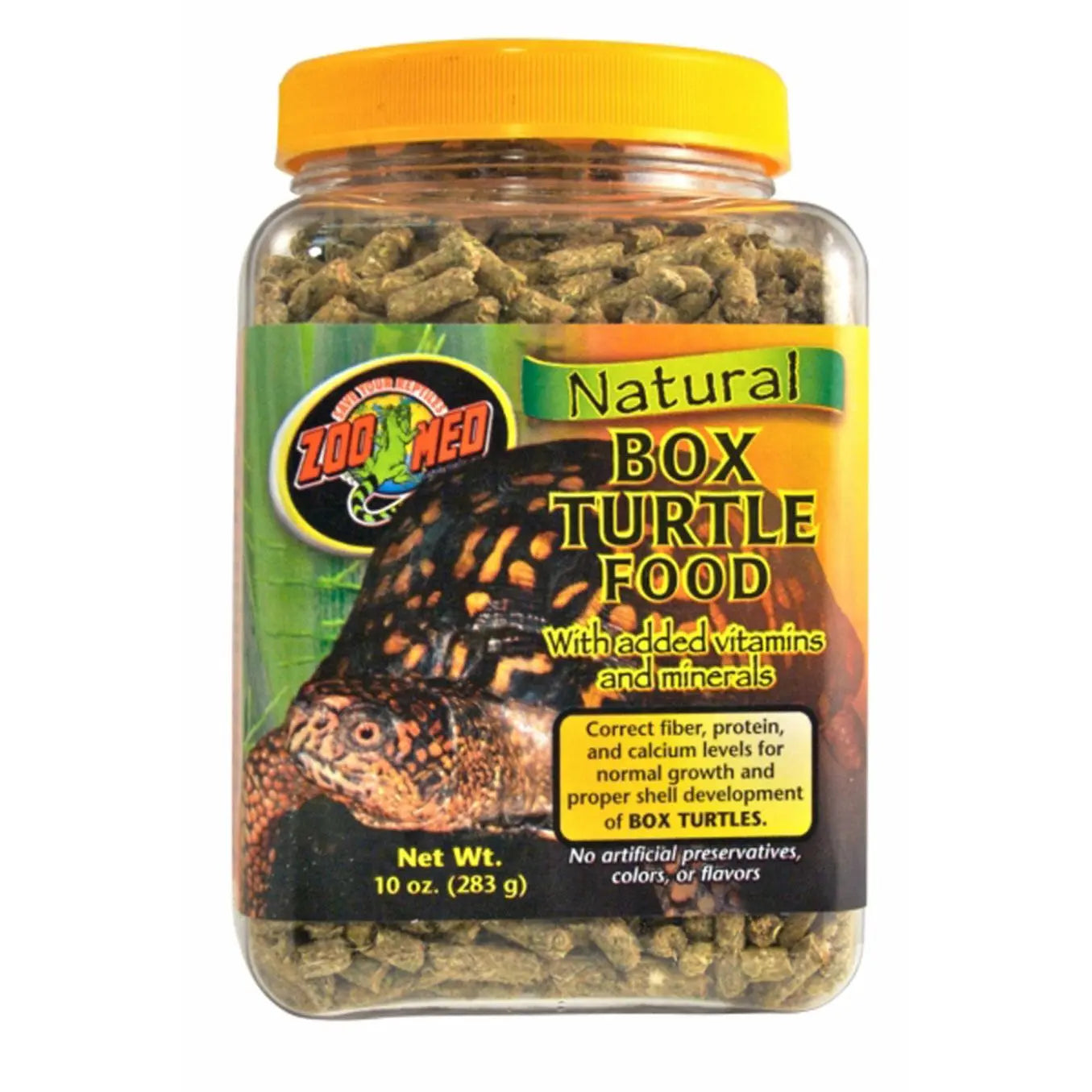 Zoo Med Natural Box Turtle Pellet Food 1ea/10 oz Zoo Med