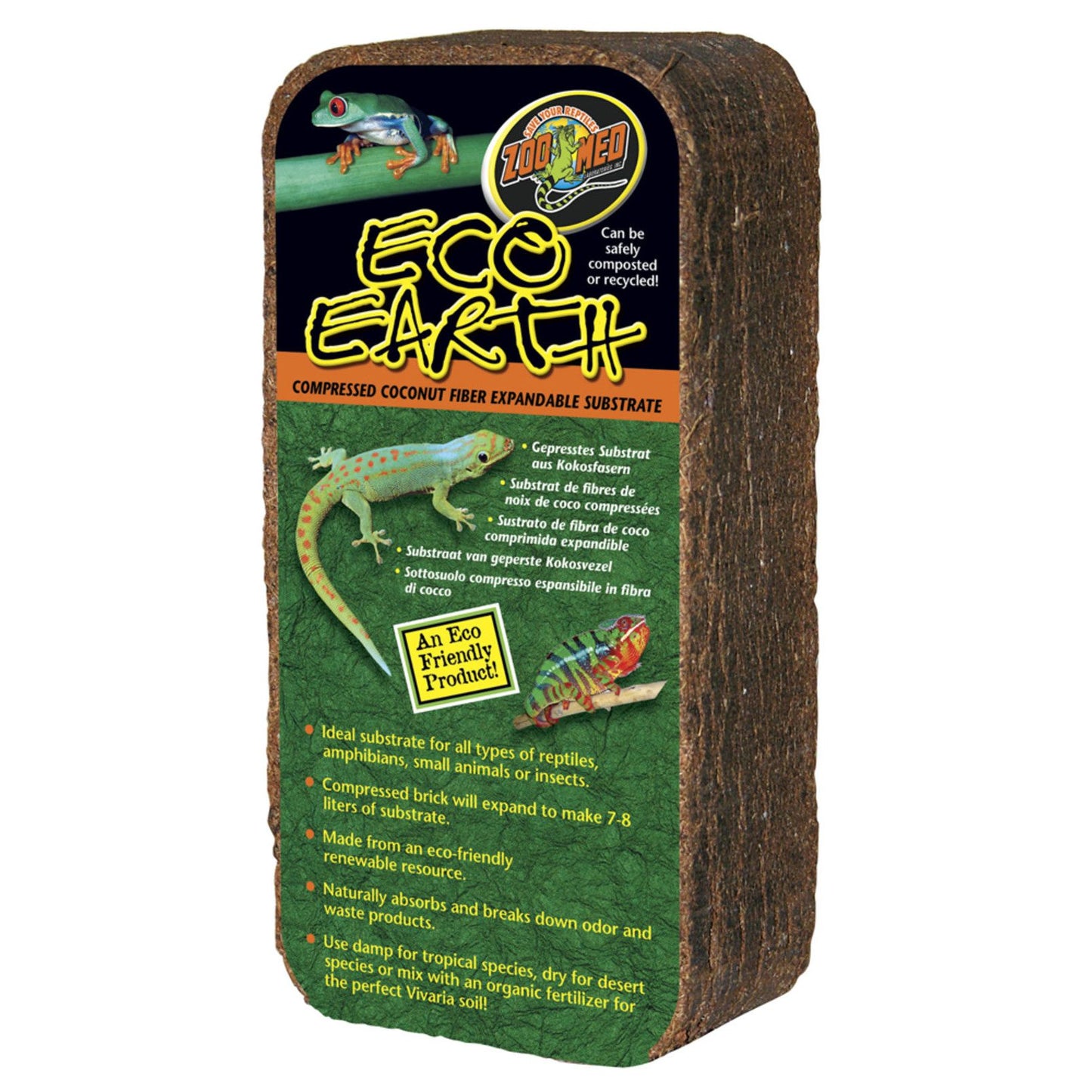 Earth Coconut Fiber Substrate Brown 1ea/1 pk
