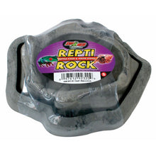 Zoo Med Combo Repti Rock Food and Water Dish Black 1ea/SM