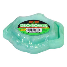 Zoo Med Glo-Bowl Glow in the Dark Combo Bowl Green 1ea/SM