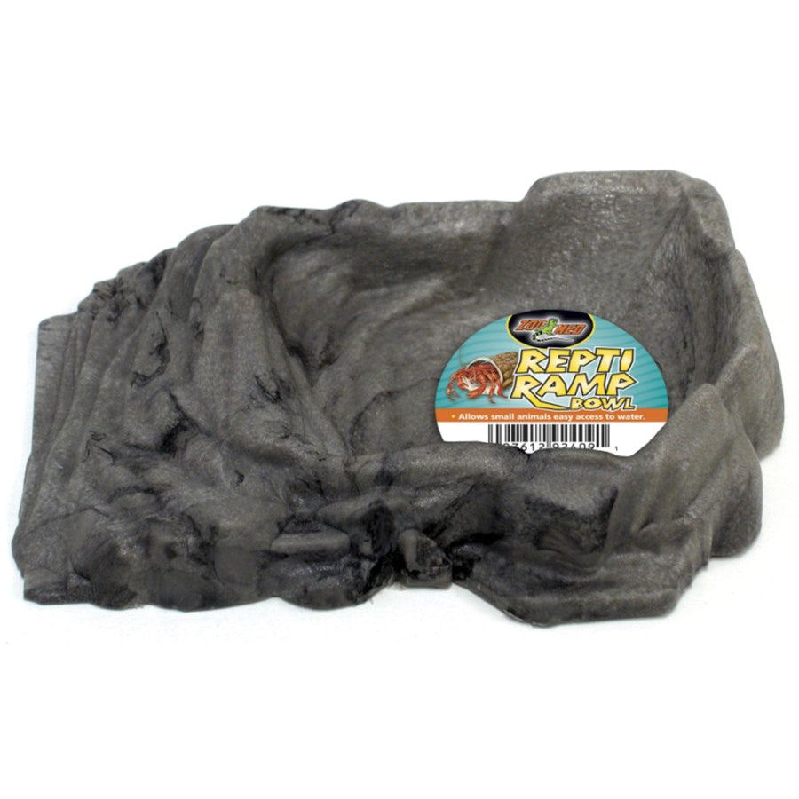 Zoo Med Repti Ramp Bowl Black 1ea/SM