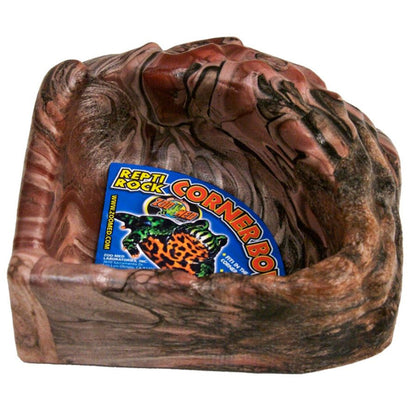 Zoo Med Repti Rock Corner Bowl Water Dish Assorted 1ea/SM
