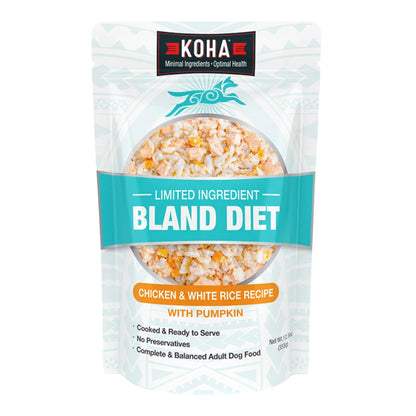 Koha Dog Bland Diet Chicken Rice 12.5oz. (Case of 6) Koha