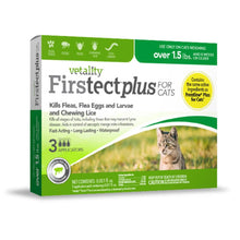 Vetality Firstect Plus Flea  Tick Treatment for Cats 1ea/3 ct Vetality