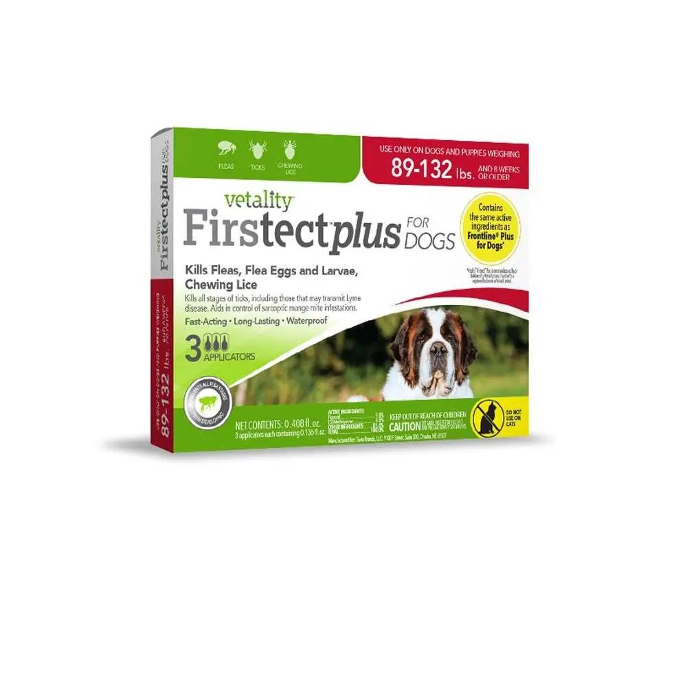 Vetality Firstect Plus Flea  Tick for Dogs 1ea/89132 lb, 3 ct Vetality