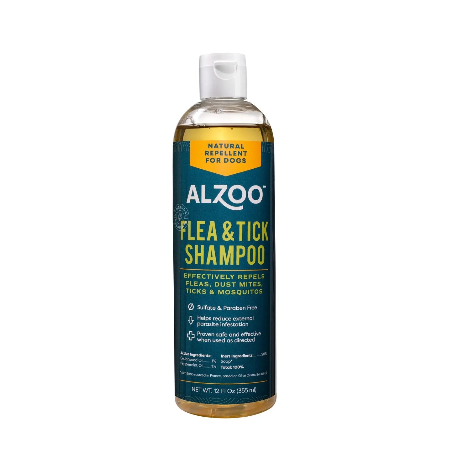Alzoo Plant Based Flea & Tick Shampoo 12oz. Alzoo