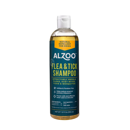 Alzoo Plant Based Flea & Tick Shampoo 12oz. Alzoo