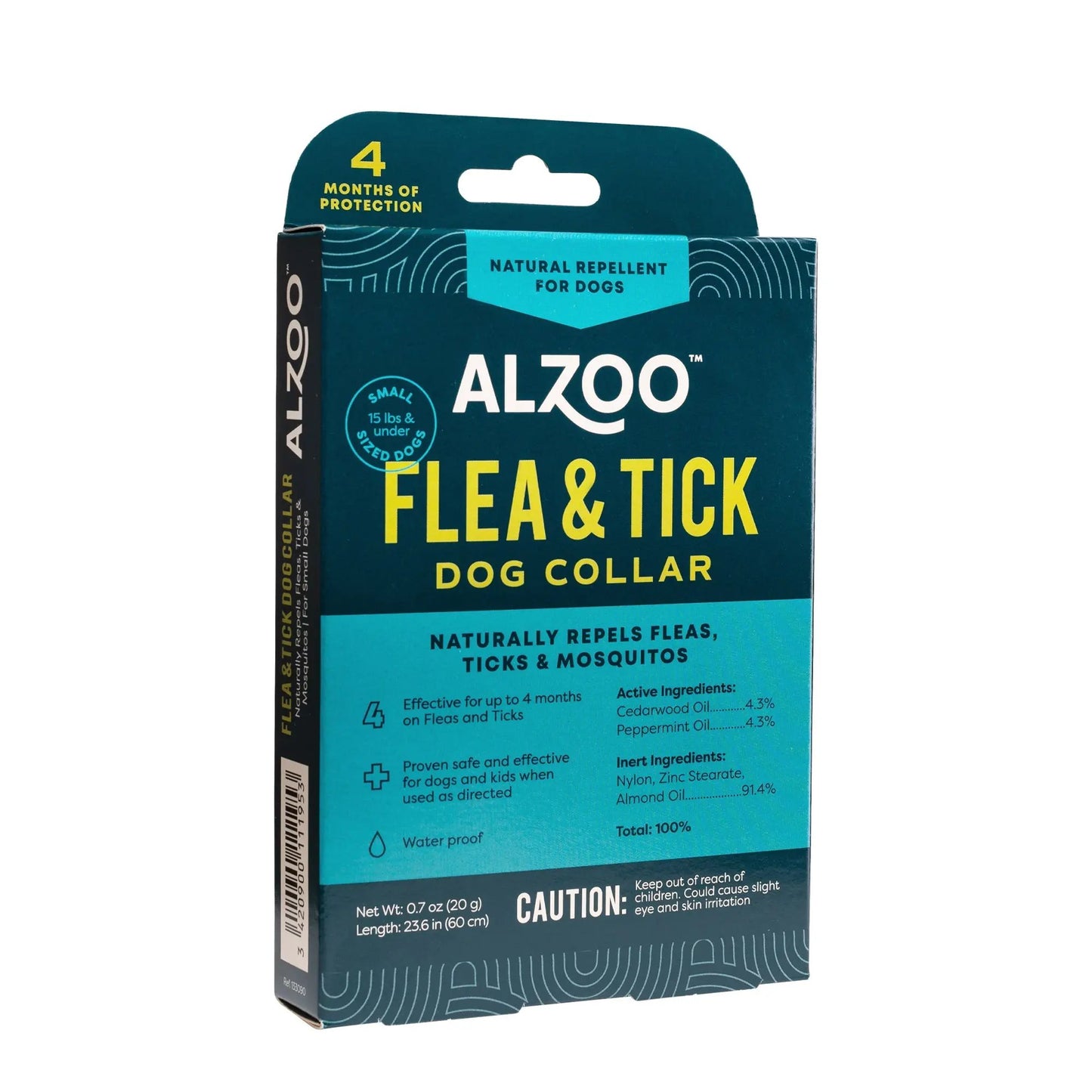 Alzoo Plant Based Flea & Tick Collar Small Dog 23.6In. Alzoo