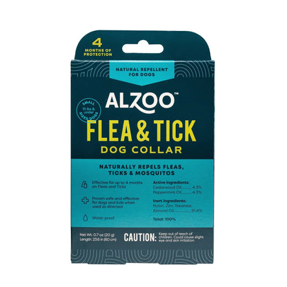 Alzoo Plant Based Flea & Tick Collar Small Dog 23.6In. Alzoo
