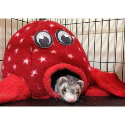 Marshall Pet Products Ferret Octo-Play Toy Octopus Red 1ea/One Size