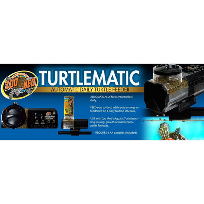 Zoo Med Turtlematic Automatic Daily Turtle Feeder Black 1ea