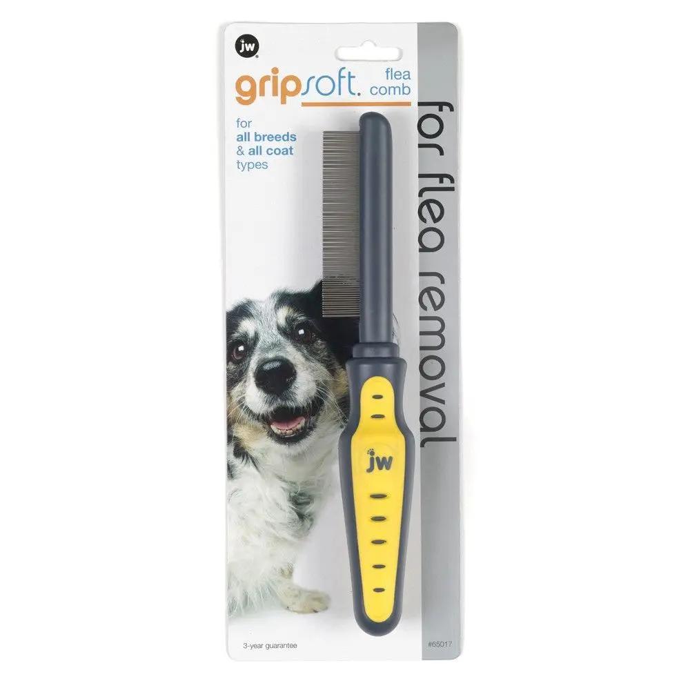 JW Pet GripSoft Dog Flea Comb 1ea/One Size JW Products