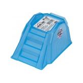 JW Pet Walk Up Barn for Small Animals Blue 1ea/SM