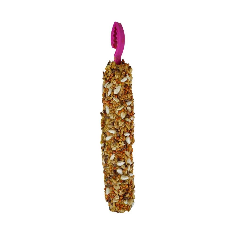 A and E Cages Smakers Snack Nut Treat Stick Display for Cockatiels 12 Count