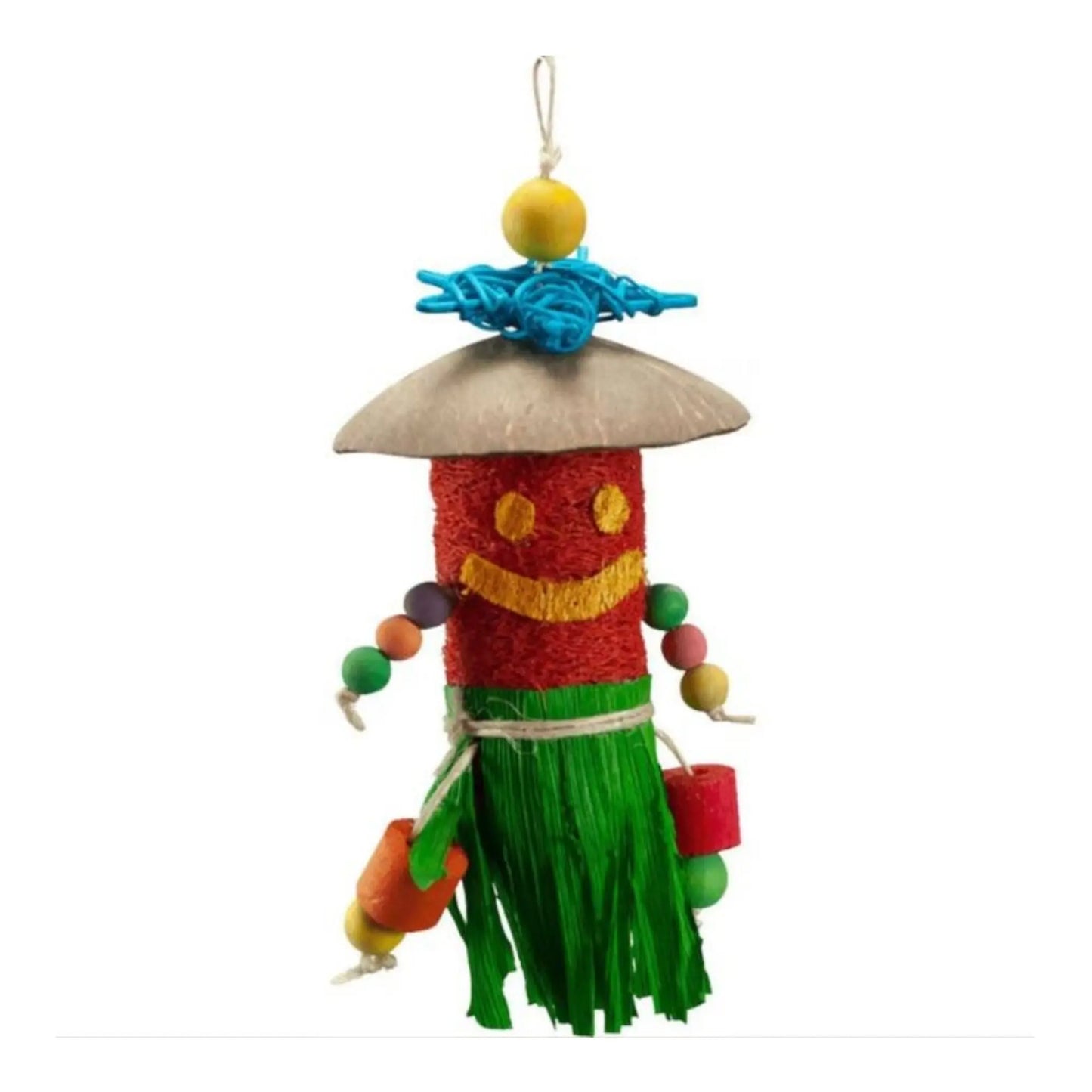 A and E Cages Nibbles Tiki Man Small Animal Toy 1ea-One Size A & E Cages