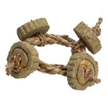 A & E Nibbles-Timothy-Hay-Braided-Rope-Circle-Chew-Toy A & E Cages