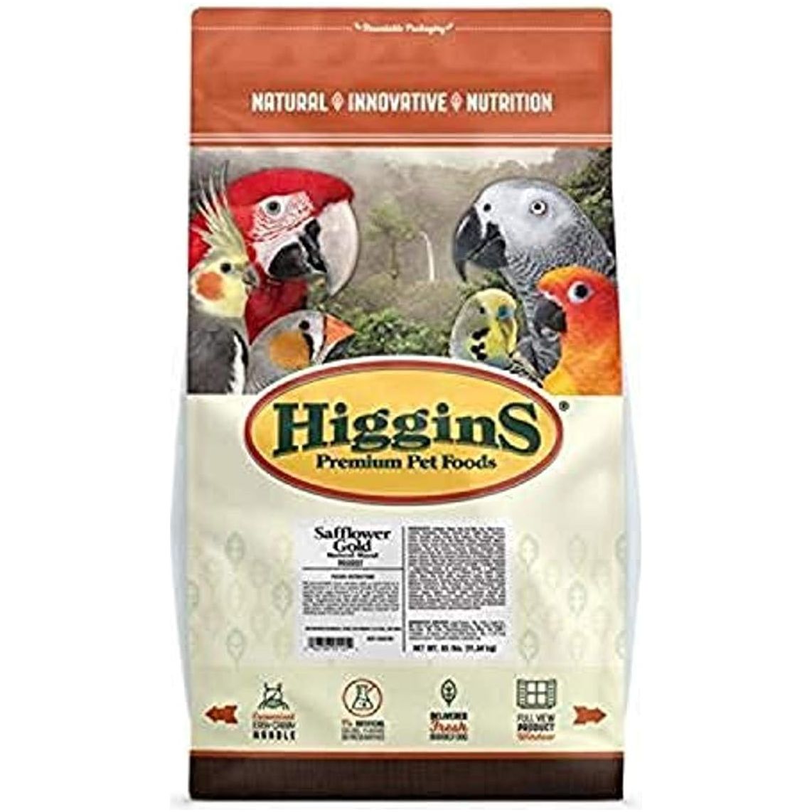 Safflower Gold Blend Parrot 25 Lb
