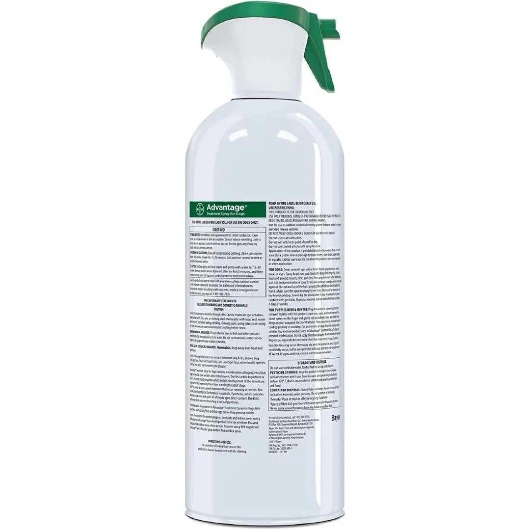 Advantage Dog Treatment Spray 15oz. (3pack) Elanco