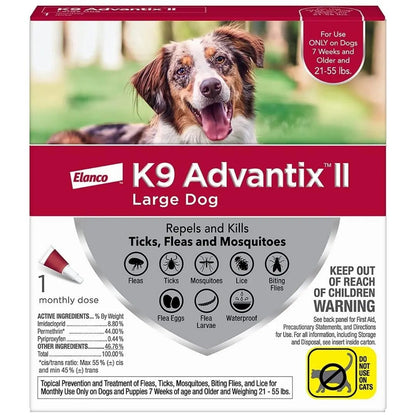 Advantage II Single Dose Large Dog Red Bayer