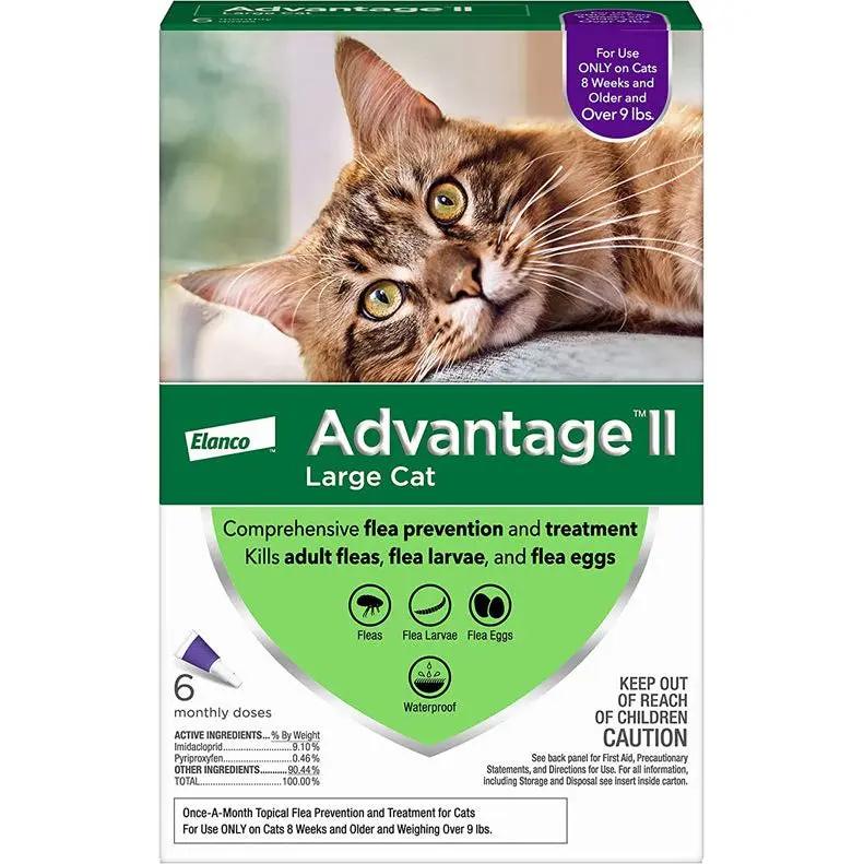 Advantage II Cat Large Purple 6-Pack (3 packs) Elanco