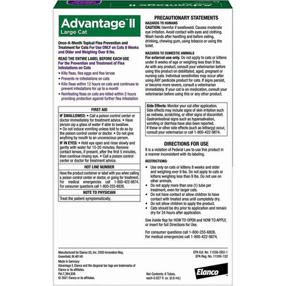 Advantage II Cat Large Purple 6-Pack (3 packs) Elanco