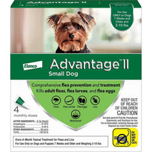 Advantage II Dog Small Green 4-Pack (3packs) Elanco