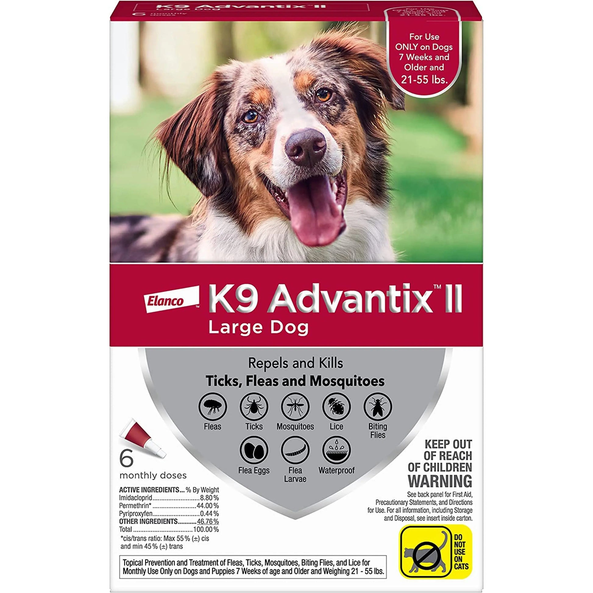 K9 Advantix Ii Dog Large Red 6-Pack Elanco