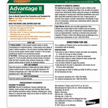 Advantage II Cat Small Orange 2-Pack (3packs) Elanco