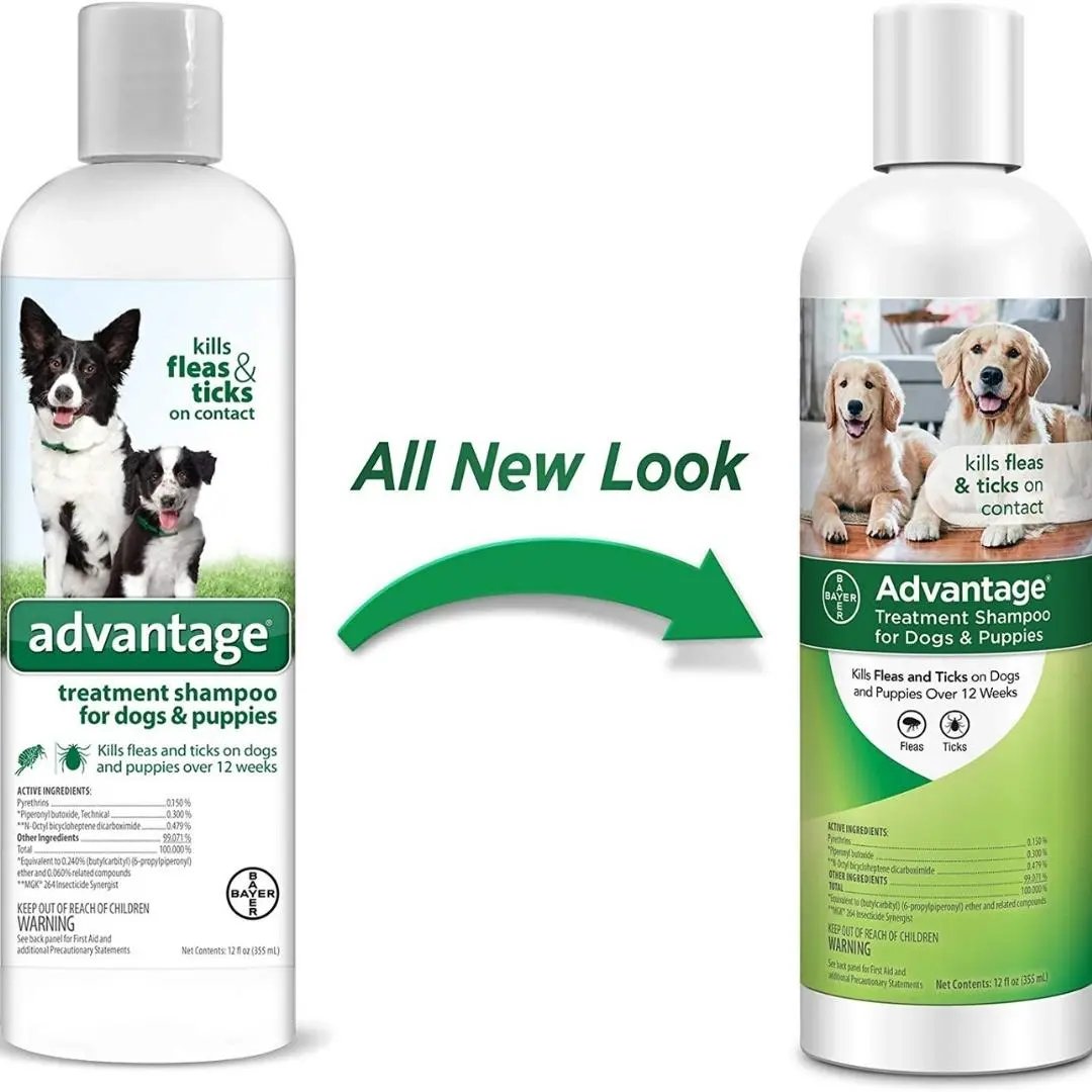 Advantage Dog Treatment Shampoo 12oz. Elanco