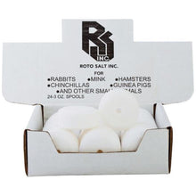 Salt Spool Display Plain White 24 Pc