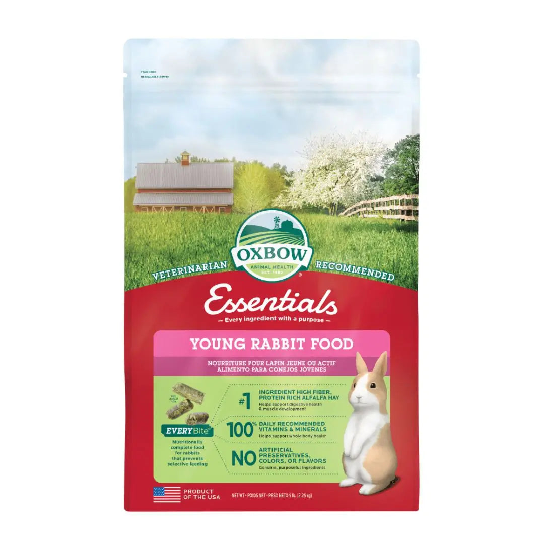 Oxbow Animal Health Essentials Young Rabbit Food 1ea/5 lb Oxbow