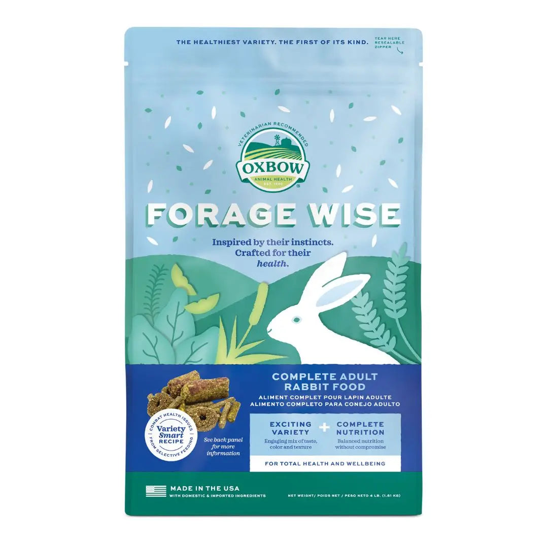 Oxbow Small Forage Wise Adult Rabbit 4Lb Oxbow