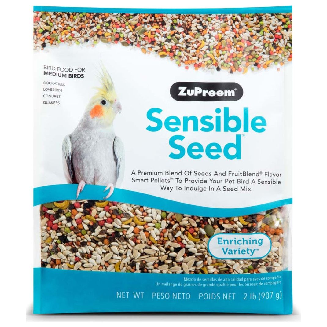 ZuPreem Sensible Seed Bird Food Medium Birds 1ea/2 lb