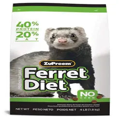 ZuPreem Premium Ferret Diet Dry Food 1ea/4 lb Discontinued