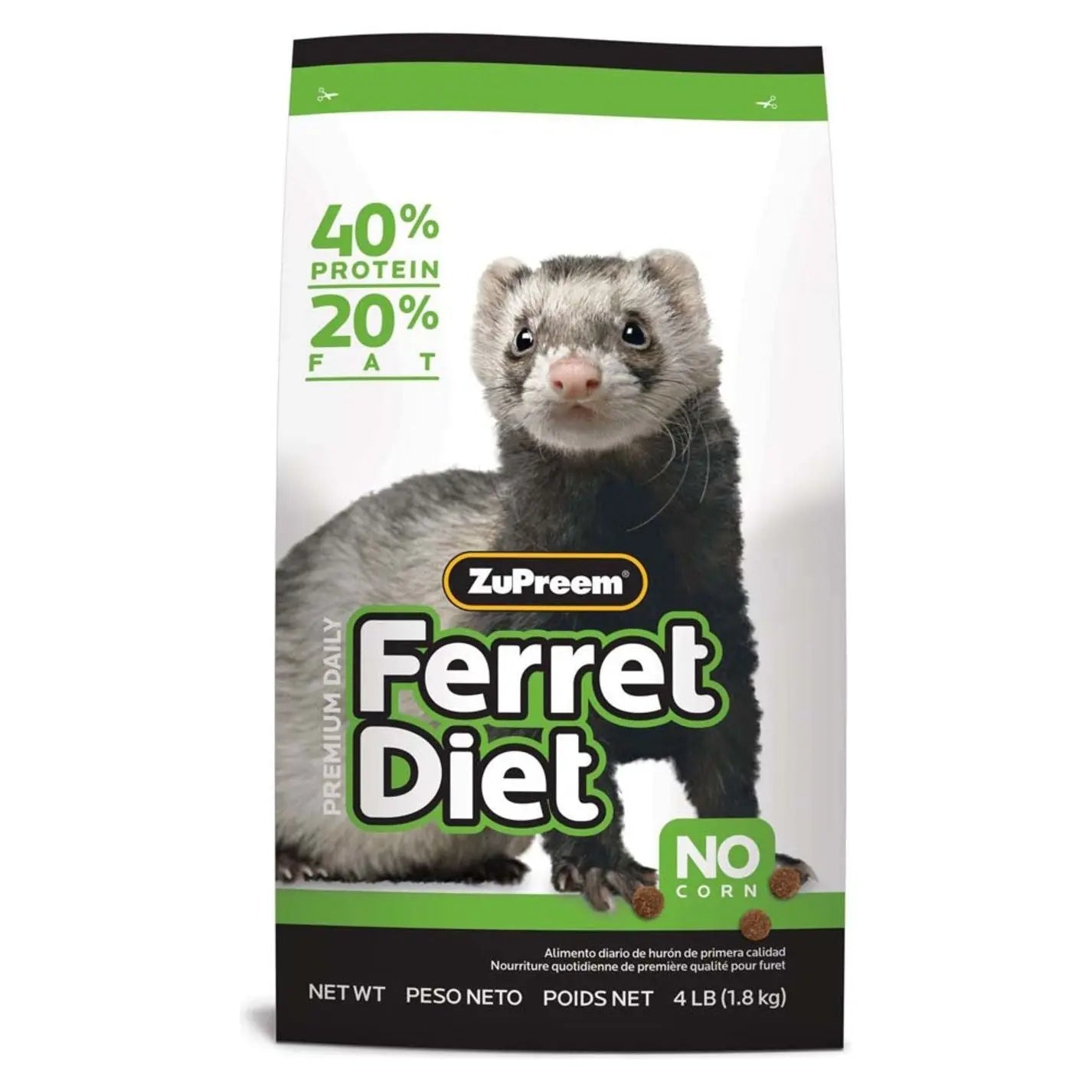 ZuPreem Premium Ferret Diet Dry Food 1ea/4 lb Discontinued