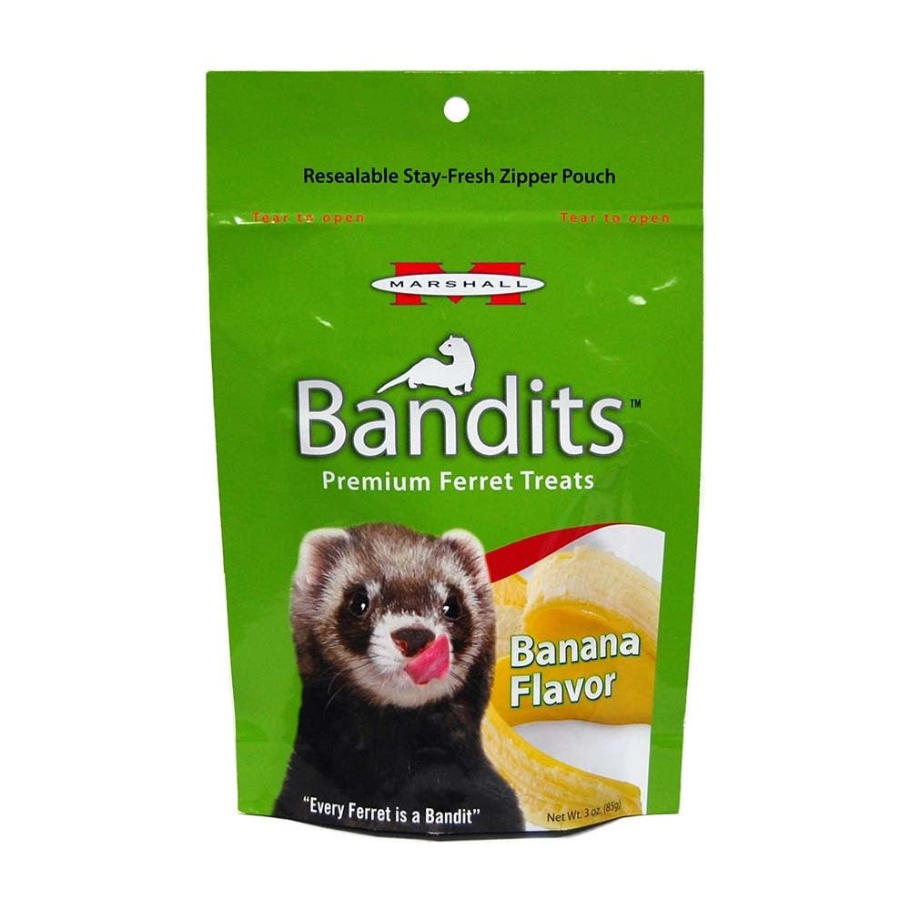 Marshall Pet Products Bandits Ferret Treat Banana 1ea/3 oz
