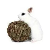 Marshall Pet Products Woven Grass Play Ball for Small Animals Light Green 1ea Marshall Pet Products